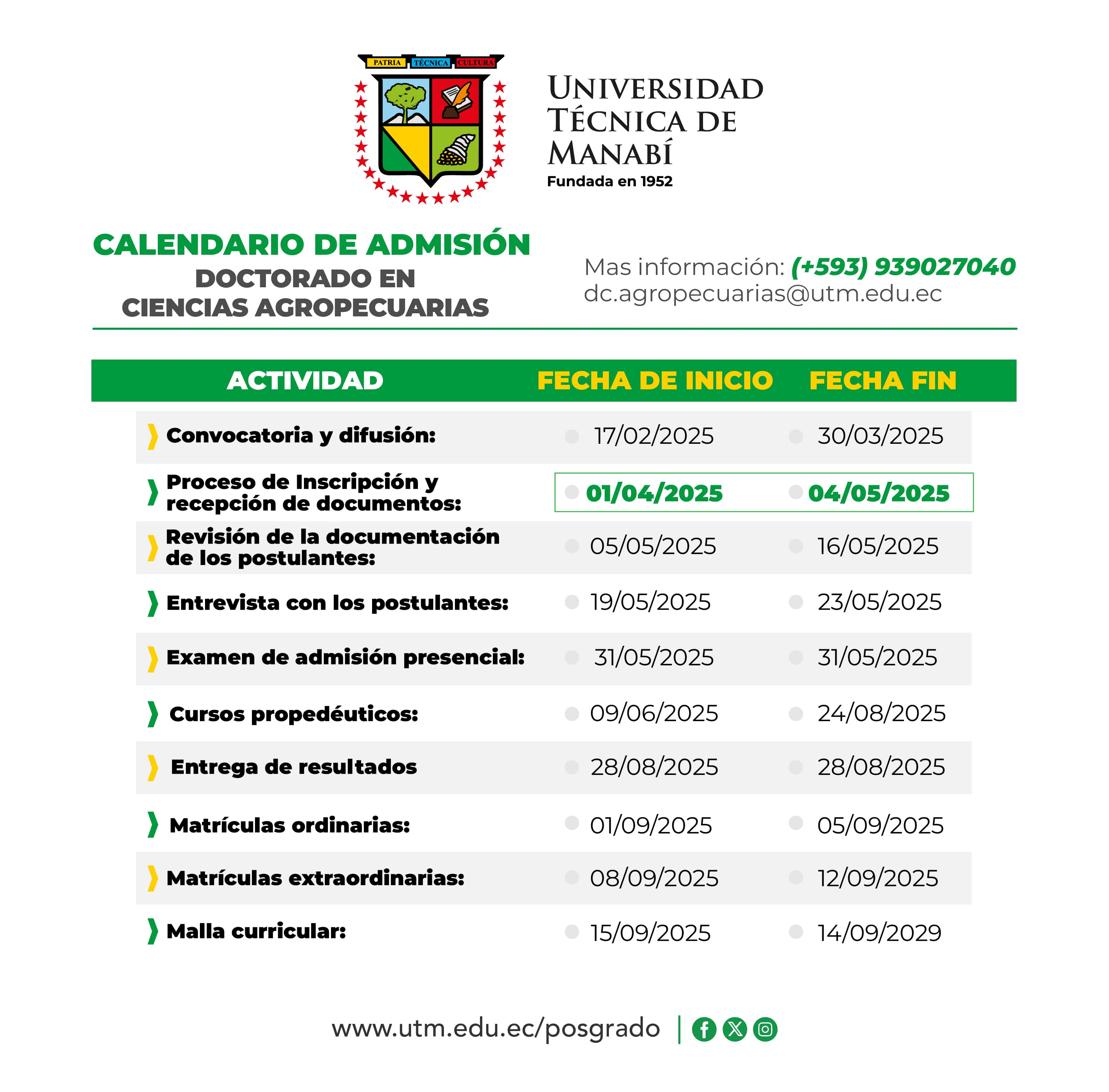 CALENDARIO Calendario